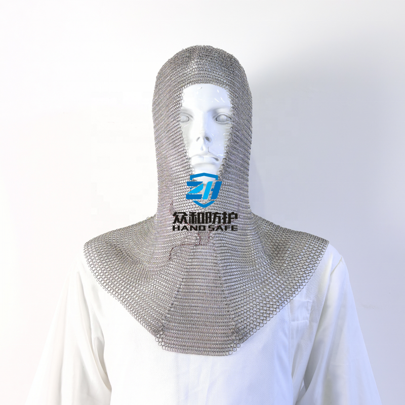 Chainmail Helmet Factory - OEM 316L Stainless Steel Hood Cut Resistant