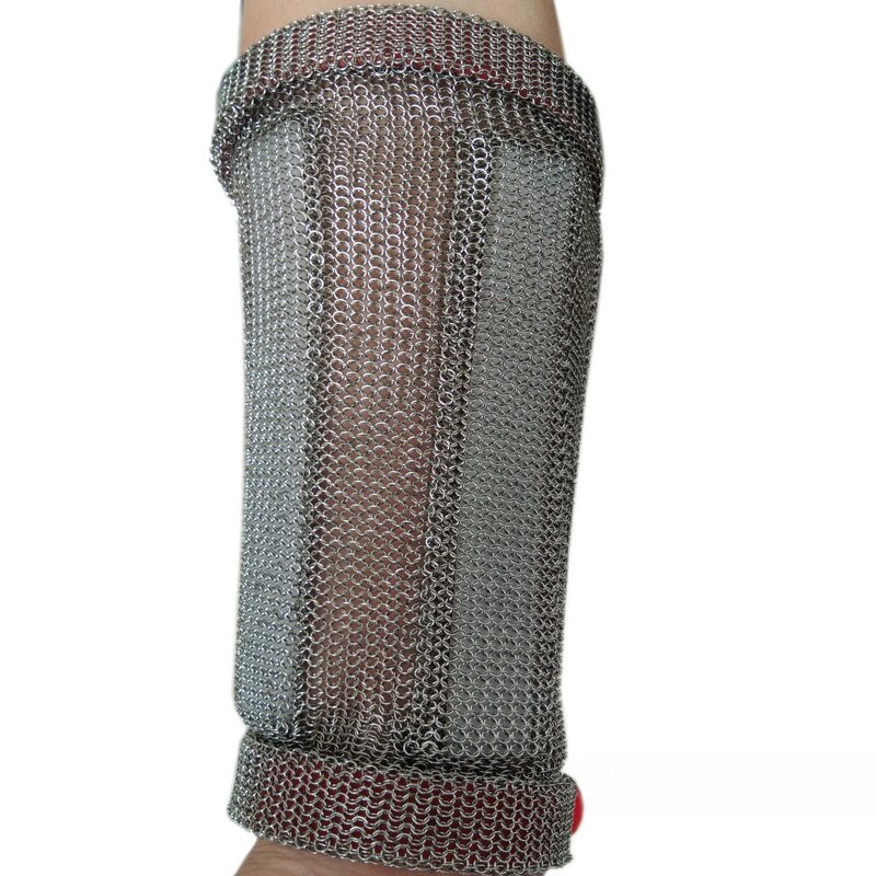 Arm Guard Manufacturer - OEM Cut Resistant Chainmail Mesh with TPU Strap