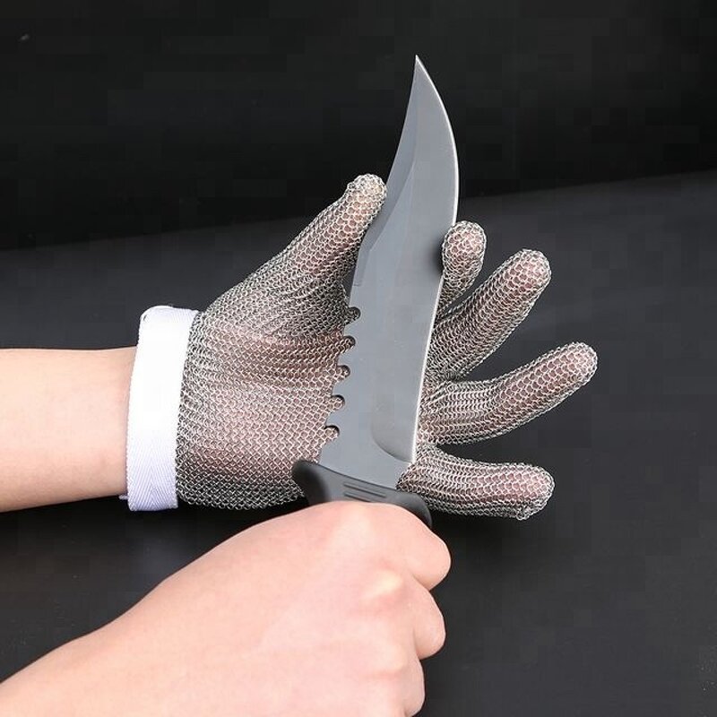 Chain Mail Gloves Factory - Bulk for Butcher Meat Cutting