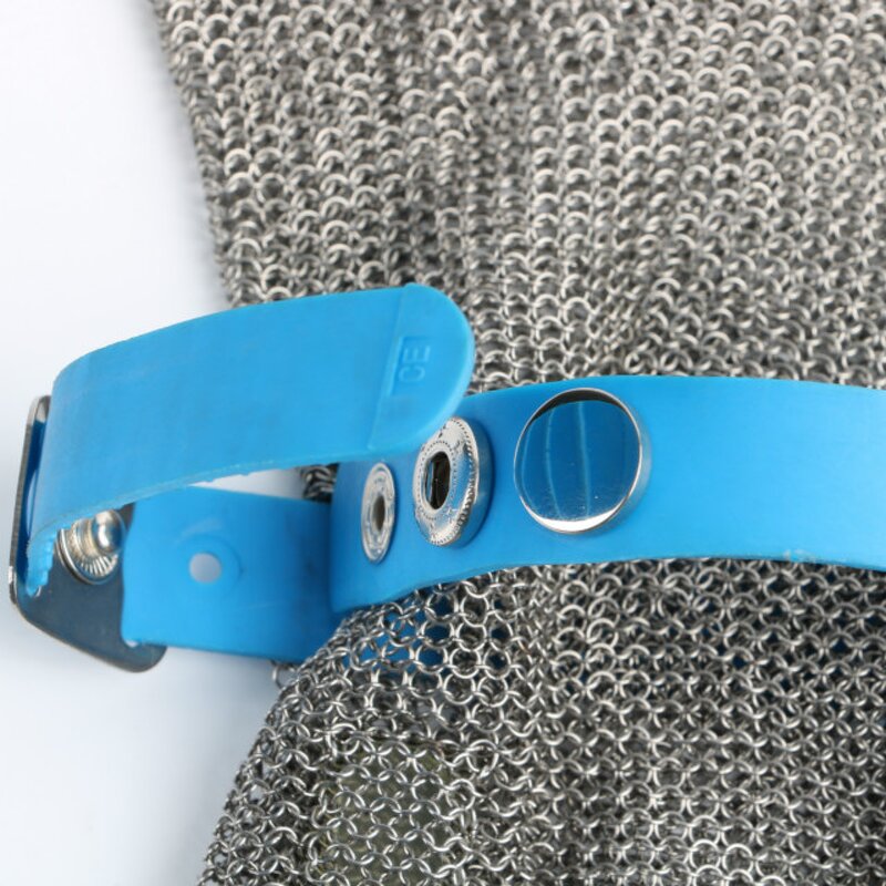 Chainmail Gloves Factory - OEM Ring Mesh Anti Cutting with Long Cuff