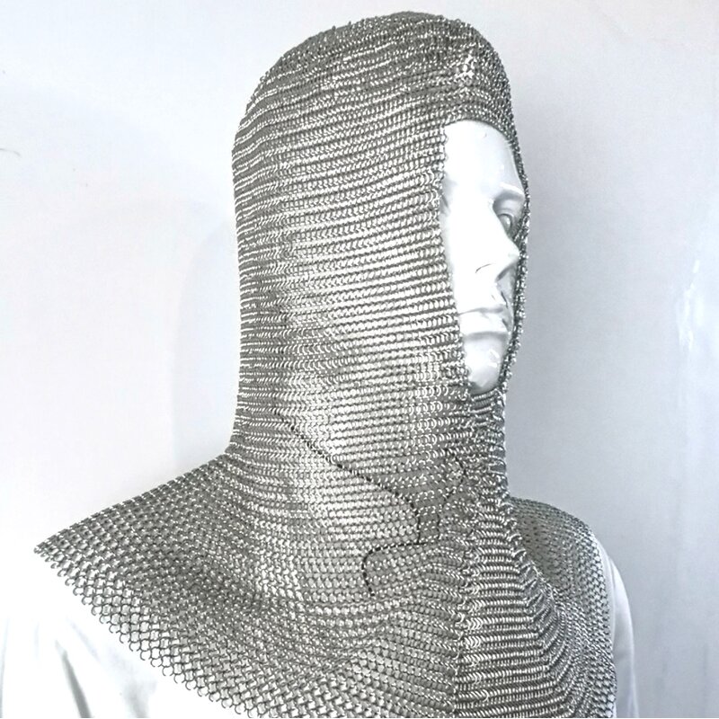Chainmail Helmet Manufacturer - OEM 7mm Welded Ring Hood Head Protection