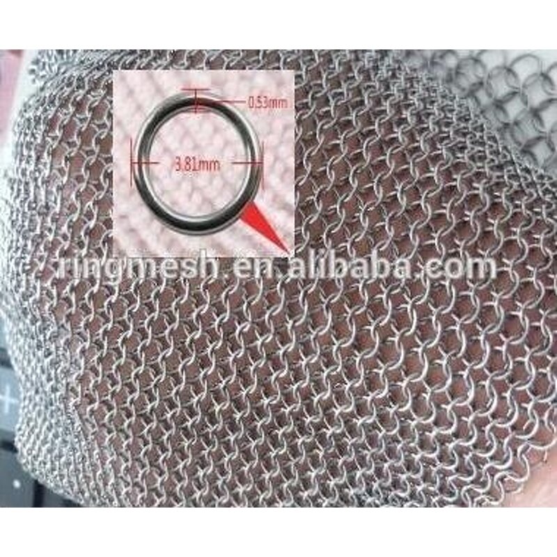 Head Cover Factory - OEM Heavy Duty Stainless Steel Mesh Welded Rings