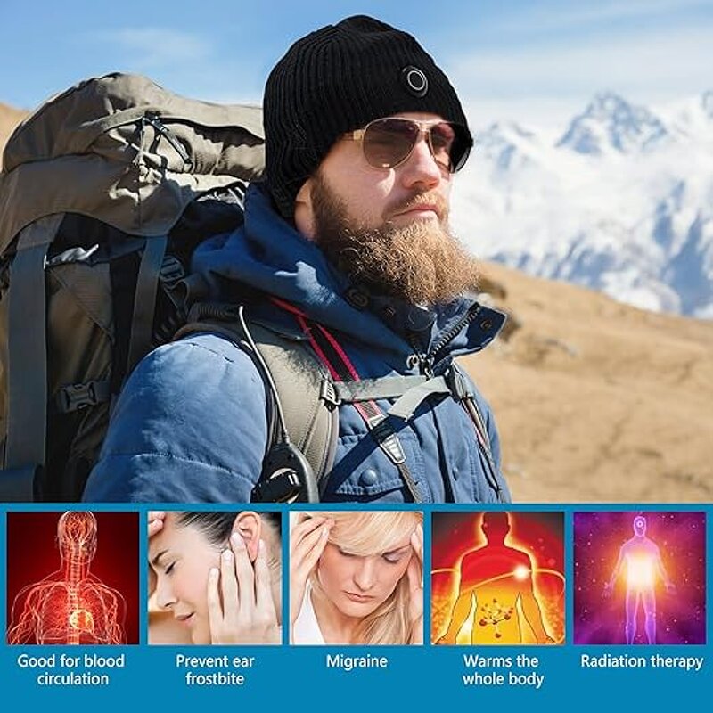 Heated Sports Cap Manufacturer - OEM/ODM Outdoor Hiking Safety Heated Beanie