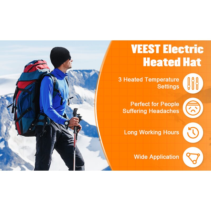 Heated Hat Factory - OEM/ODM Washable Ski Thermal Hat for Winter