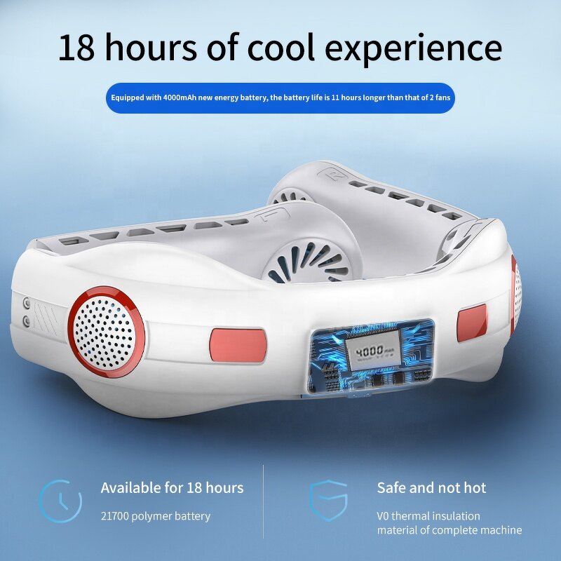 Neck Fan Manufacturer - OEM/ODM Portable Wearable Rechargeable Cooler