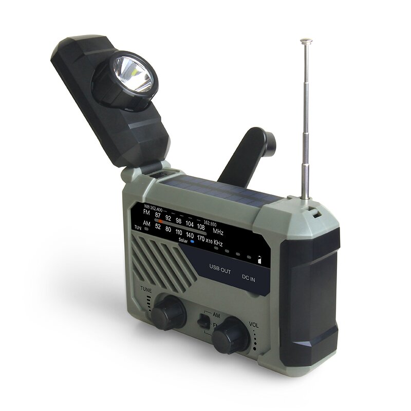 Emergency Radio Manufacturer - OEM/ODM Hand Crank Solar AM/FM Radio