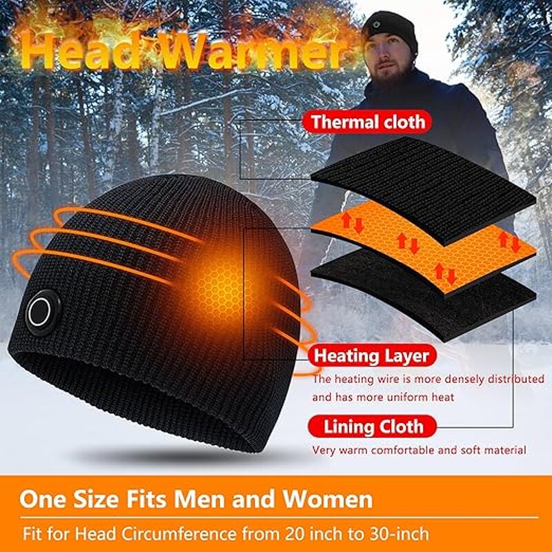 Electric Heated Hat Factory - OEM/ODM Battery Powered Ski Warmer Hat