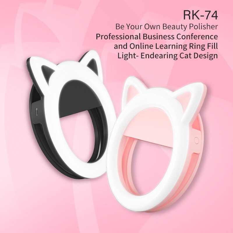 LED Selfie Ring Light Factory - OEM/ODM 6 Inch Rechargeable Mobile Light