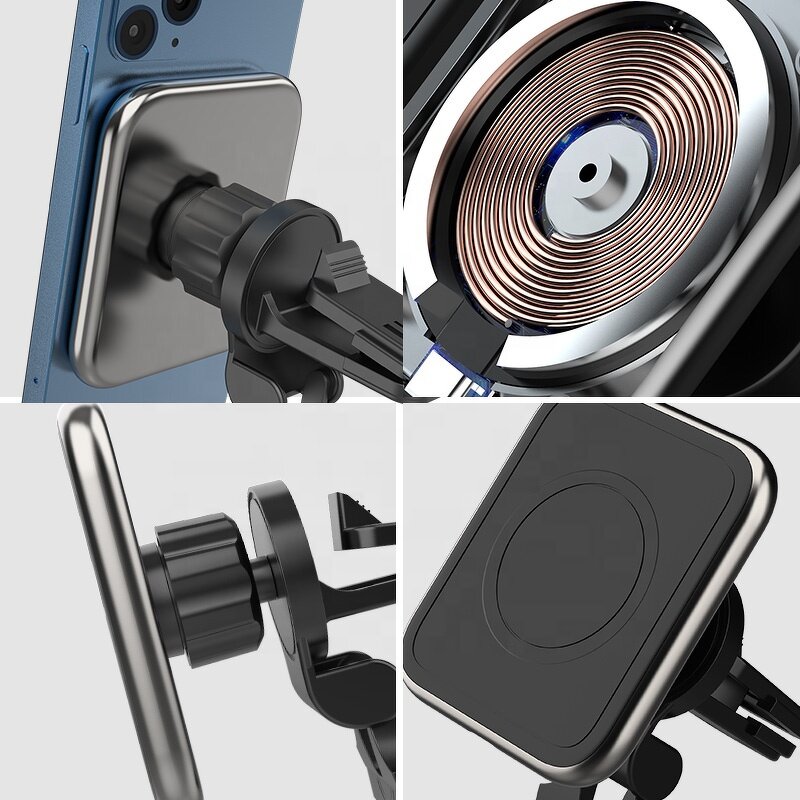 Magnetic Wireless Car Charger Manufacturer - OEM/ODM 15W Fast Charging Mount