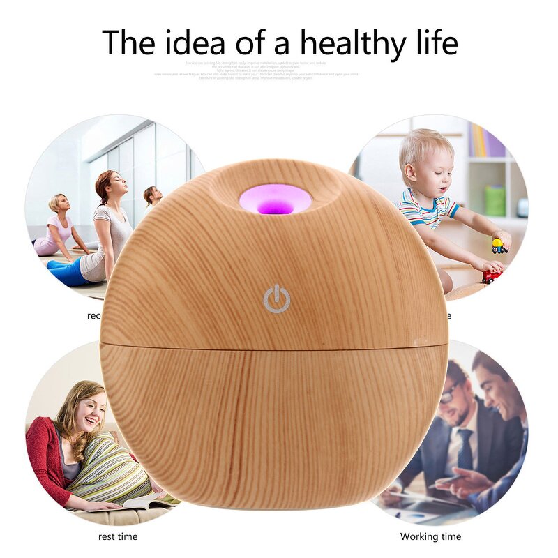 Portable Wood Grain Diffuser Factory - OEM/ODM Wholesale Essential Oil Diffuser
