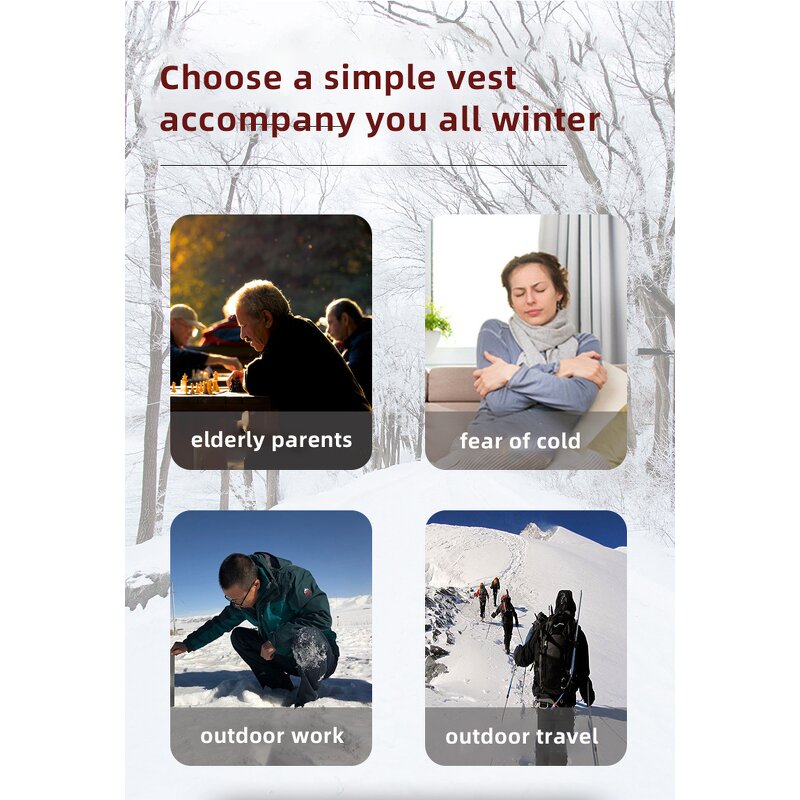 Electric Heated Vest Factory - OEM/ODM USB Rechargeable for Winter Skiing