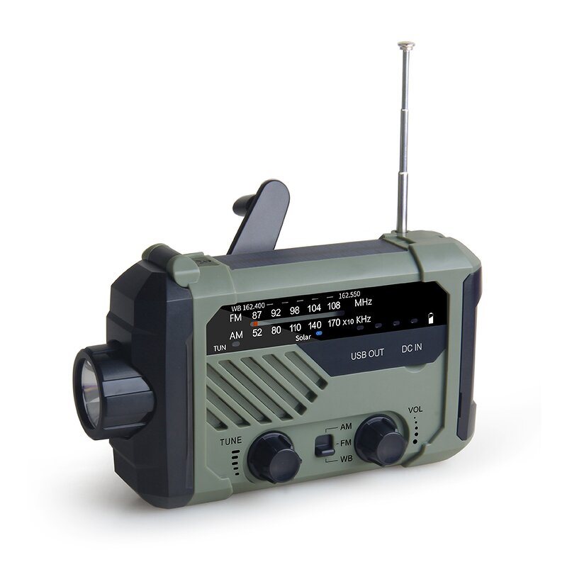 Emergency Radio Manufacturer - OEM/ODM Hand Crank Solar AM/FM Radio