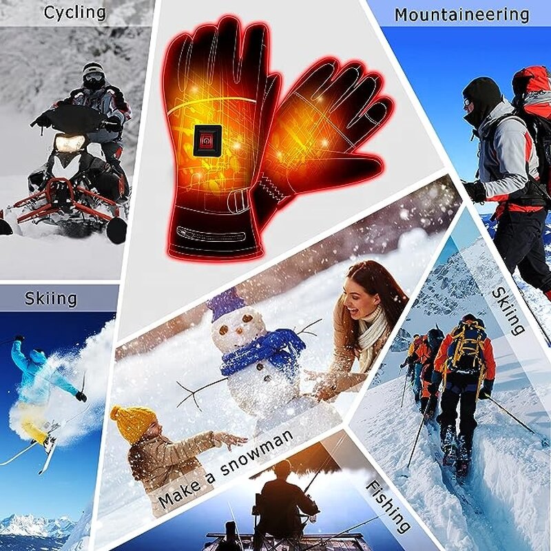 Electric Bicycle Gloves Factory - OEM/ODM Rechargeable Waterproof Winter Gloves