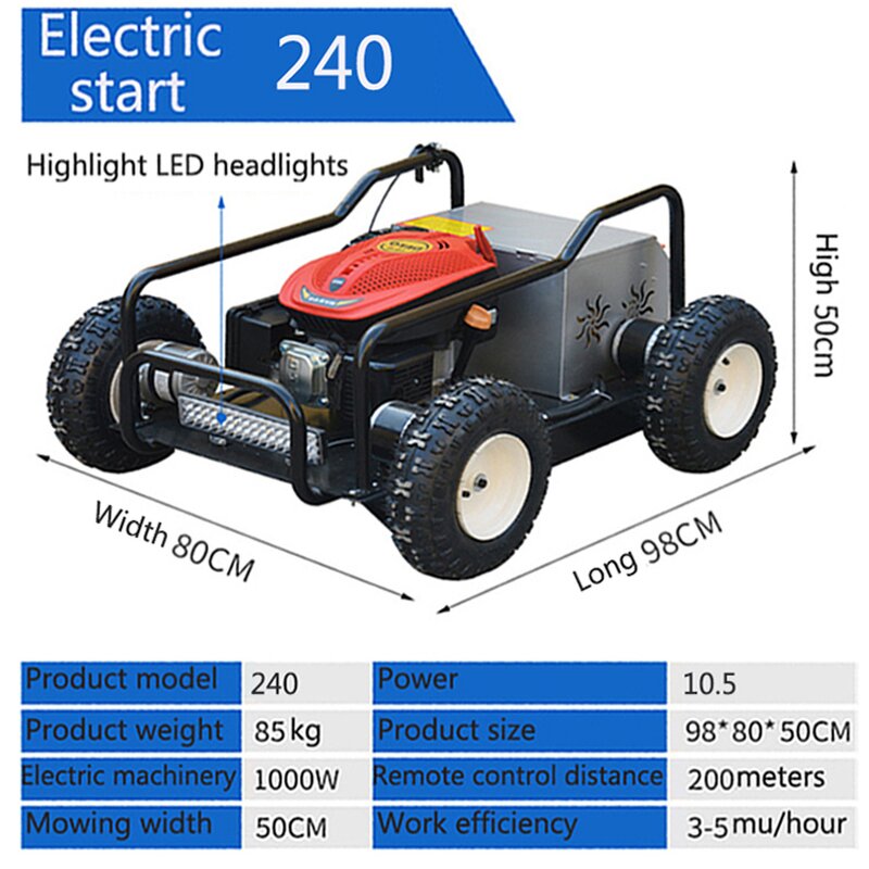 Lawn Mower Factory - Wholesale Agriculture CE Certified All Terrain Remote Control