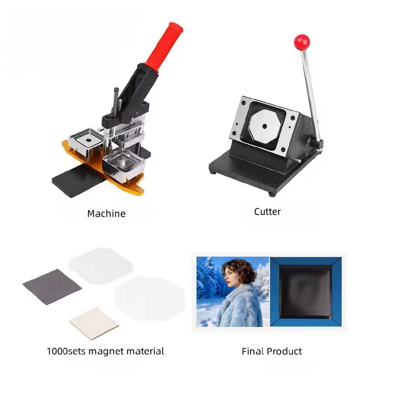 Badge Making Machine Manufacturer - Wholesale Commercial Batch Magnetic Line Set