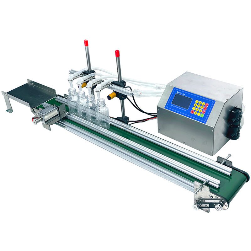 Liquid Filling Machine Factory - OEM Automatic 4 Nozzles Stainless Steel