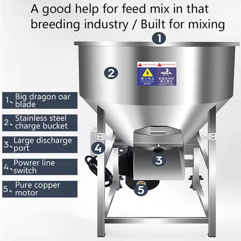 Industrial Mixer Manufacturer - OEM Stainless Steel Dry Powder Granular Mixer