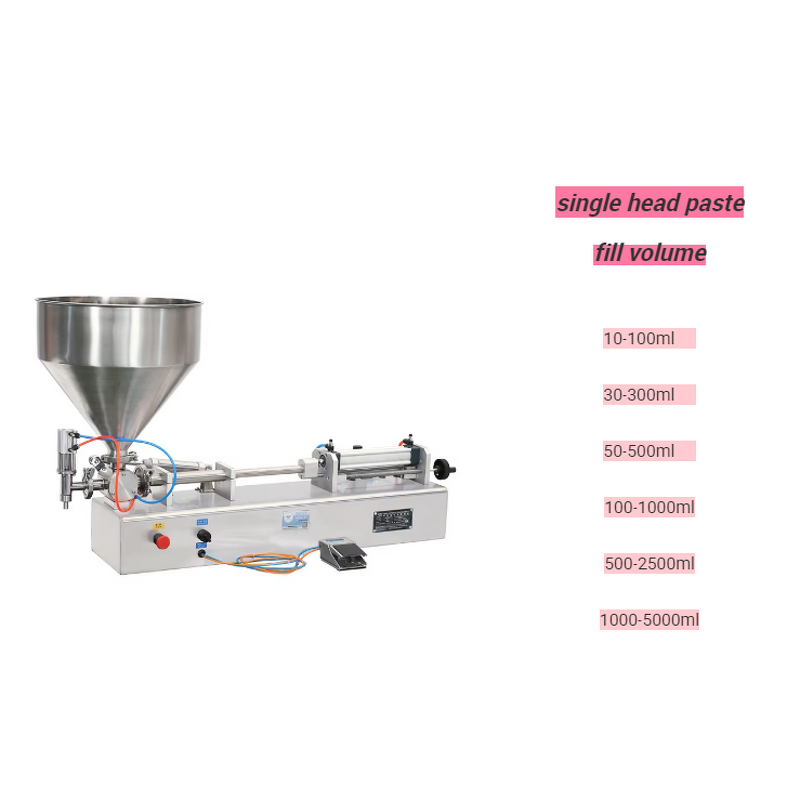 Paste Filling Machine Factory - OEM Semi-Automatic 1000-5000ml 220V/110V
