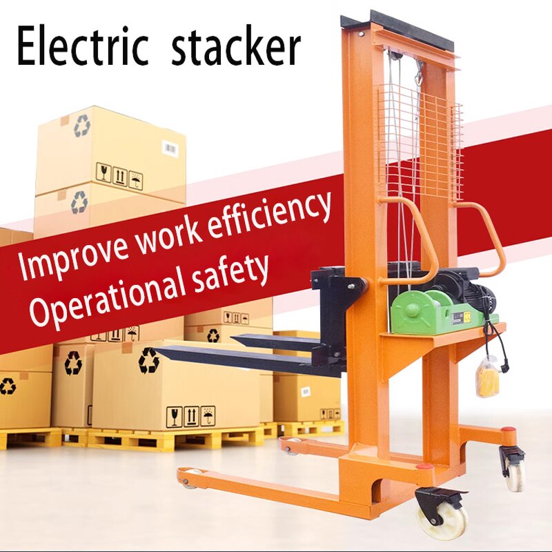 Electric Forklift Stacker Manufacturer - Wholesale 1 Ton 2 Meter Lifting Portable