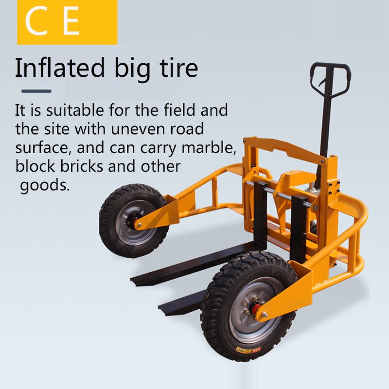 Manual Pallet Truck Manufacturer - Wholesale 1000KG Adjustable Forks Solid Wheels