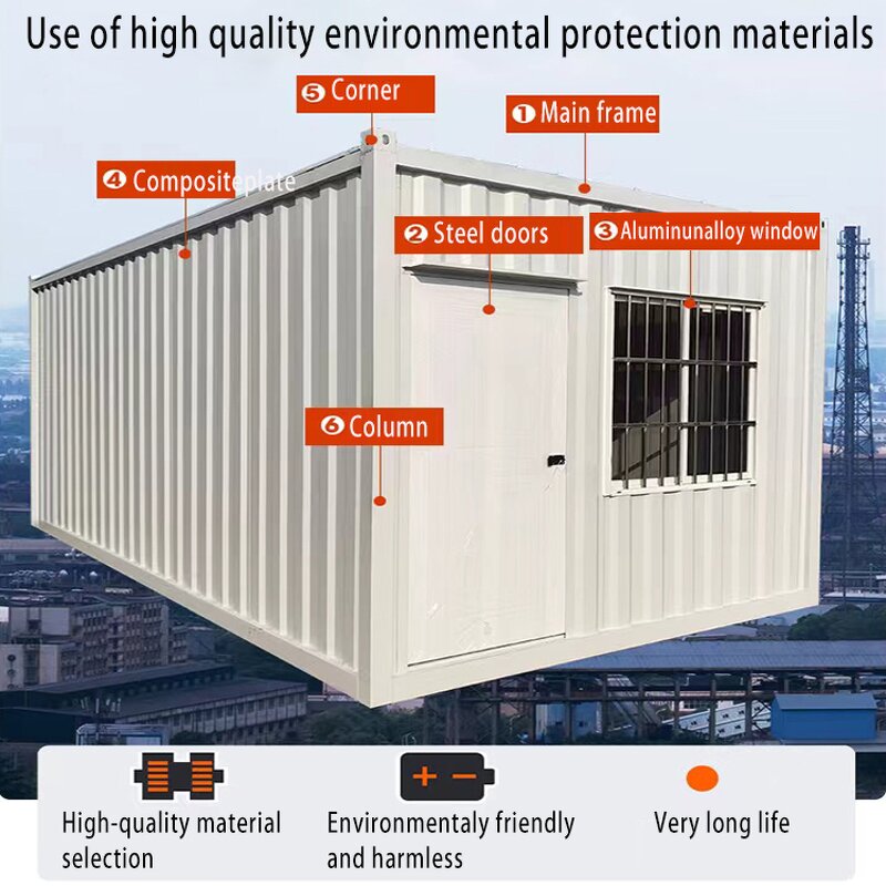 Container House Manufacturer - Wholesale Foldable Prefab Steel Sandwich Panel