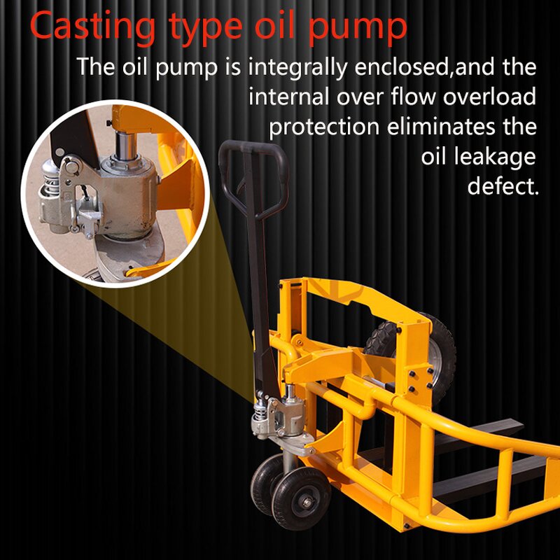 Manual Pallet Truck Manufacturer - Wholesale 1000KG Adjustable Forks Solid Wheels