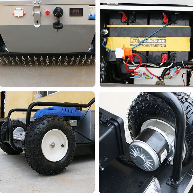 Electric Lawn Mower Factory - OEM Engine-Powered 4-Stroke Remote Control