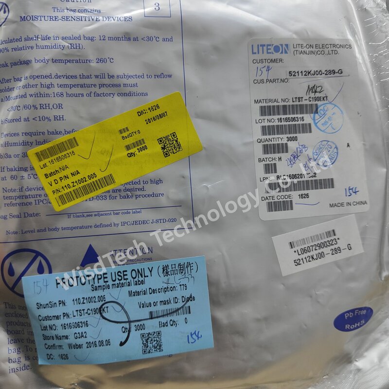 LED Factory - Bulk LTST-C190EKT SMD Red 621nm Clear