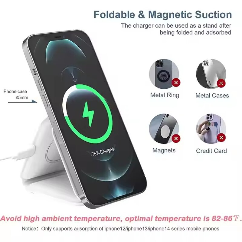 Wireless Charger Factory - OEM/ODM Portable 20W Qi Foldable 3 in 1 Station
