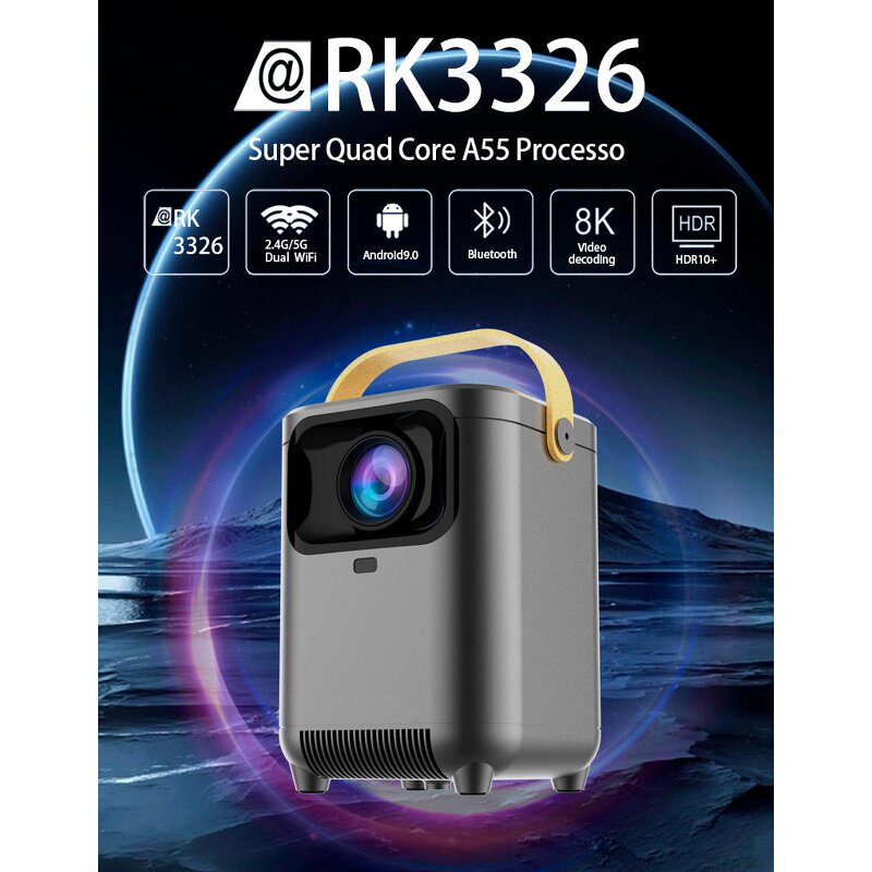 Mini Projector Factory - OEM/ODM 4K HD LCD Screen Mirror WiFi