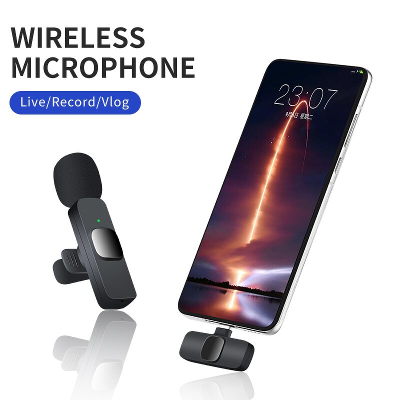 Wireless Microphone Factory - OEM/ODM K8K9 Rechargeable for Phone Broadcast