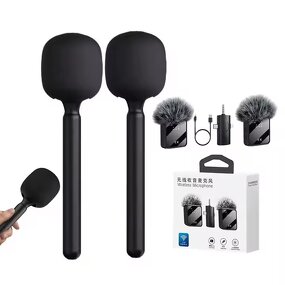Wireless Microphone Kit Manufacturer - OEM/ODM 2Mic 3 In1 Handheld Holder Stick