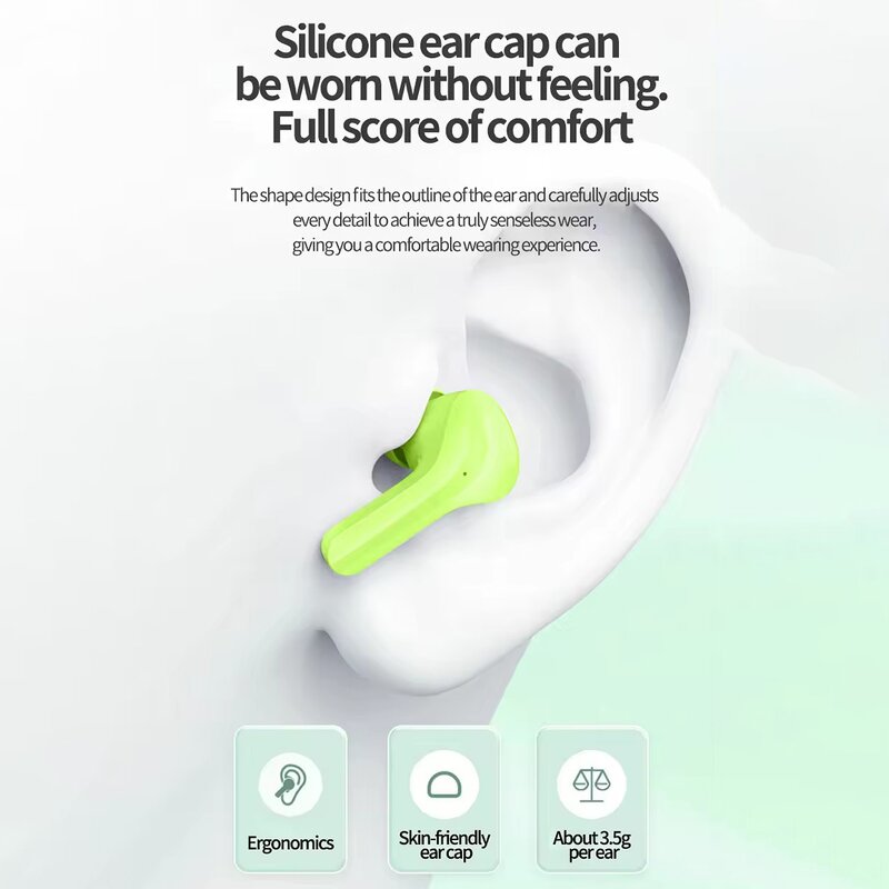 BT Earphones Manufacturer - OEM/ODM 5.3 Gaming Headphones LED Display TWS