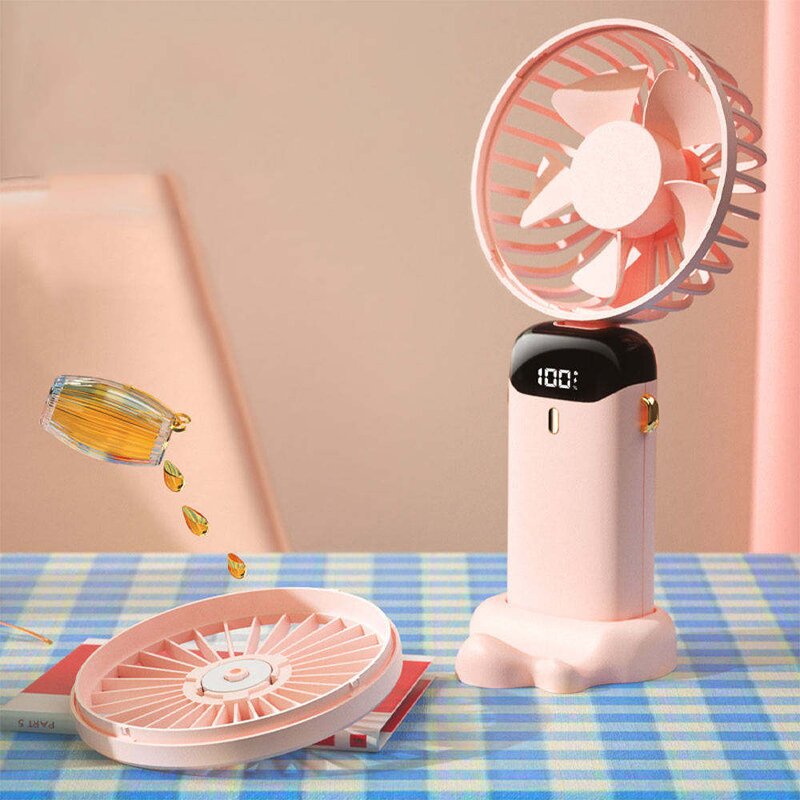 USB Desktop Fan Factory - OEM/ODM Mini Rechargeable with Phone Holder