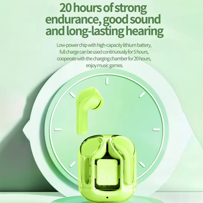 BT Earphones Manufacturer - OEM/ODM 5.3 Gaming Headphones LED Display TWS