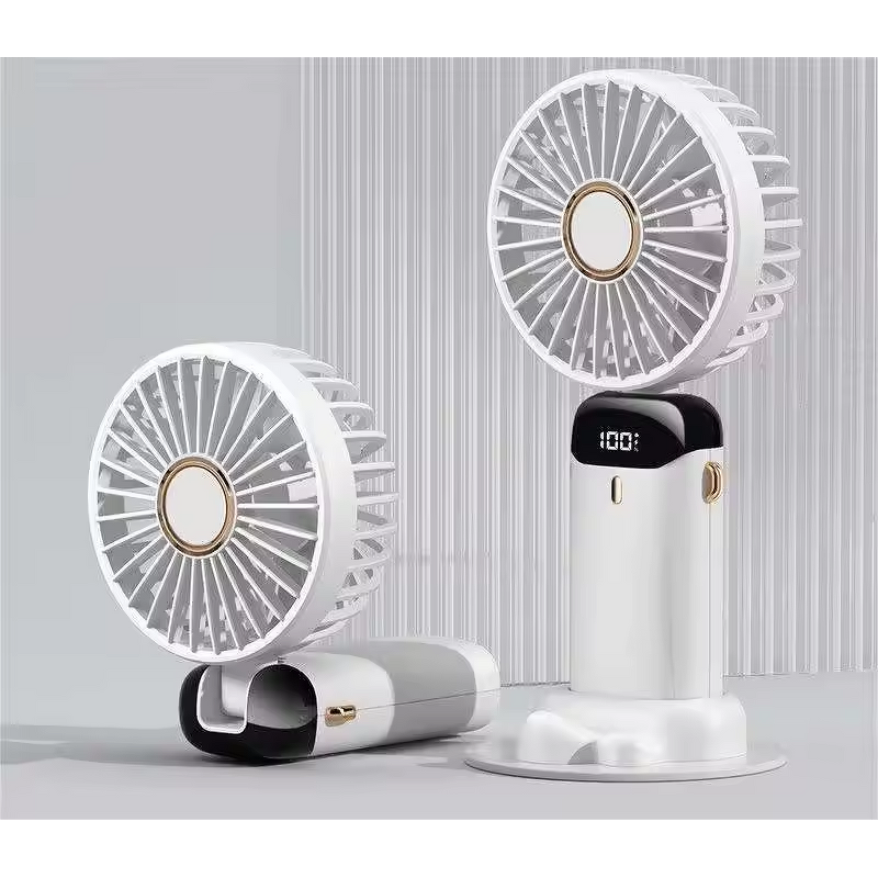 Portable Fan Manufacturer - OEM/ODM 3 in 1 Hand Folding USB Rechargeable