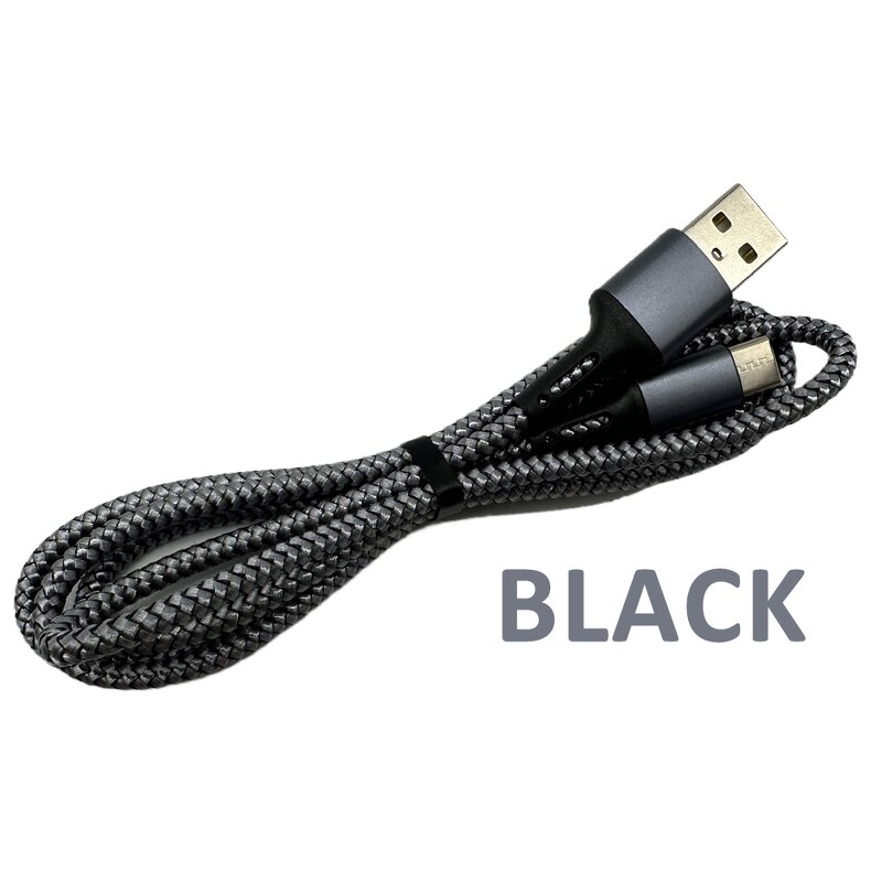 USB Cable Factory - OEM/ODM Nylon Braided Type-C Micro USB Fast Charging