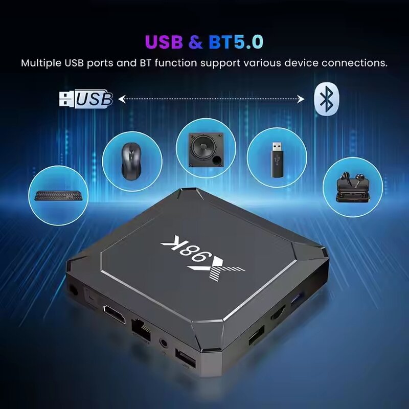 TV Box Factory - OEM/ODM RK3528 Android 13 Dual WiFi BT5.0
