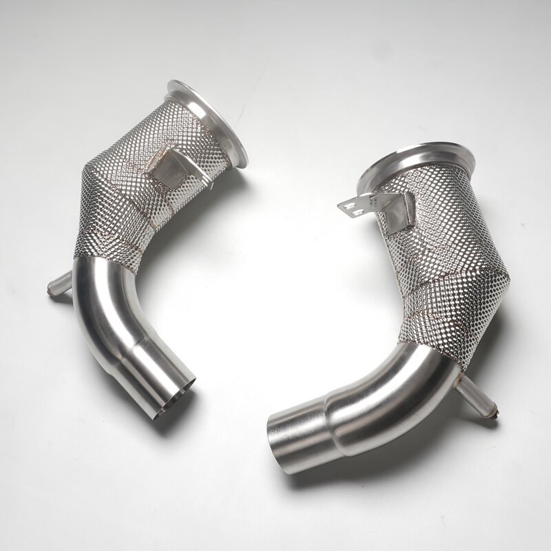 Downpipe Manufacturer - OEM Straight for Porsche 911 992 Heat Shield