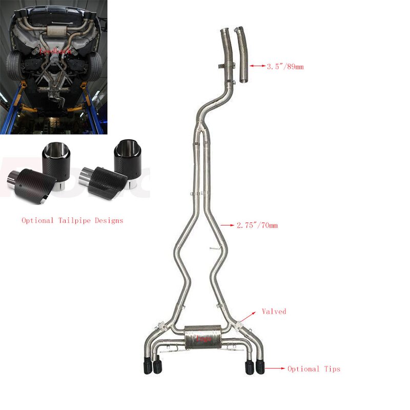 Catback Exhaust Manufacturer - OEM Valvetronic for BMW M340i G20