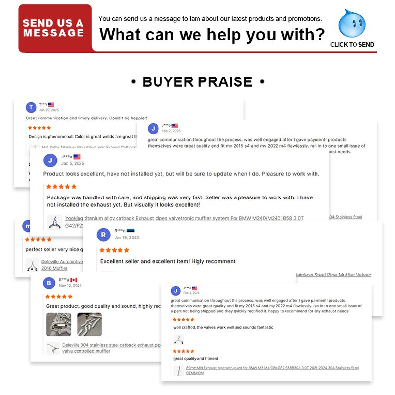 Carbon Fiber Tip Manufacturer - OEM for BMW M2 M3 M4 M5 M6