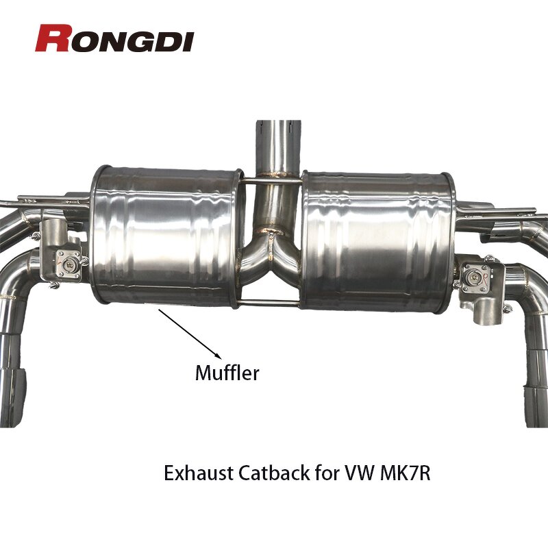 Catback Exhaust Manufacturer - OEM 304 Stainless for VW Golf Mk7 7R