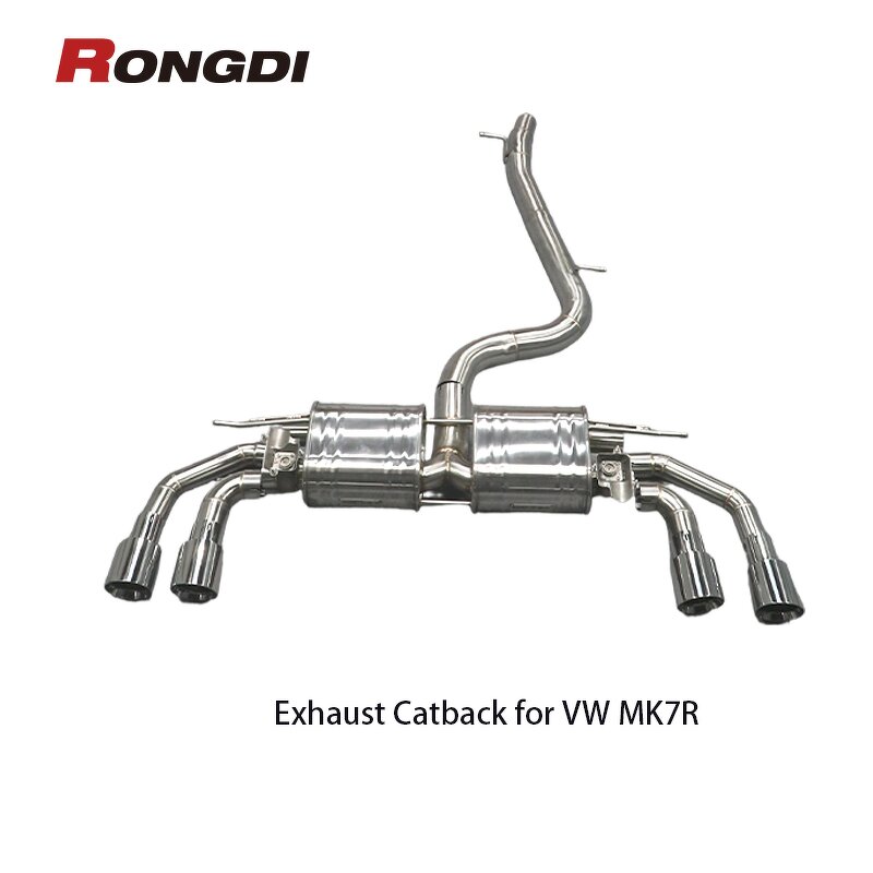 Catback Exhaust Manufacturer - OEM 304 Stainless for VW Golf Mk7 7R