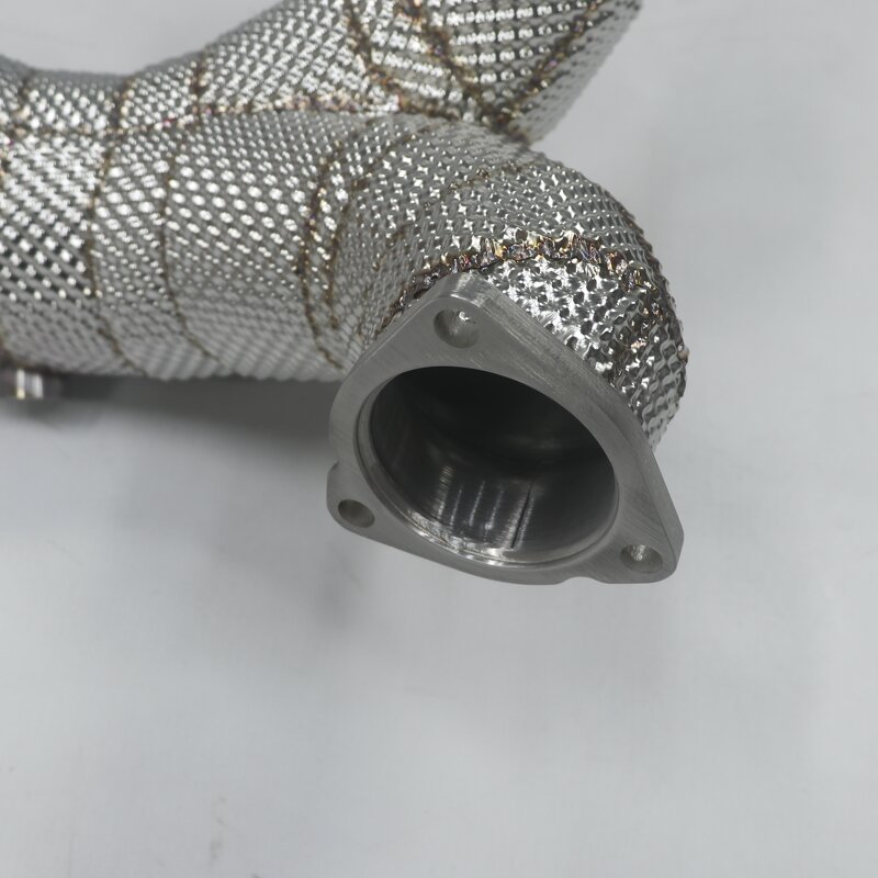 Downpipe Manufacturer - OEM Catted for Audi S4 B9 3.0T Heat Shield