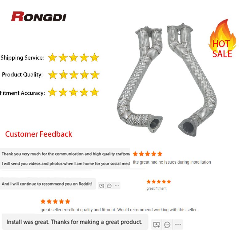 Downpipe Factory - OEM 304 Stainless for Porsche 718 GT4 GTS