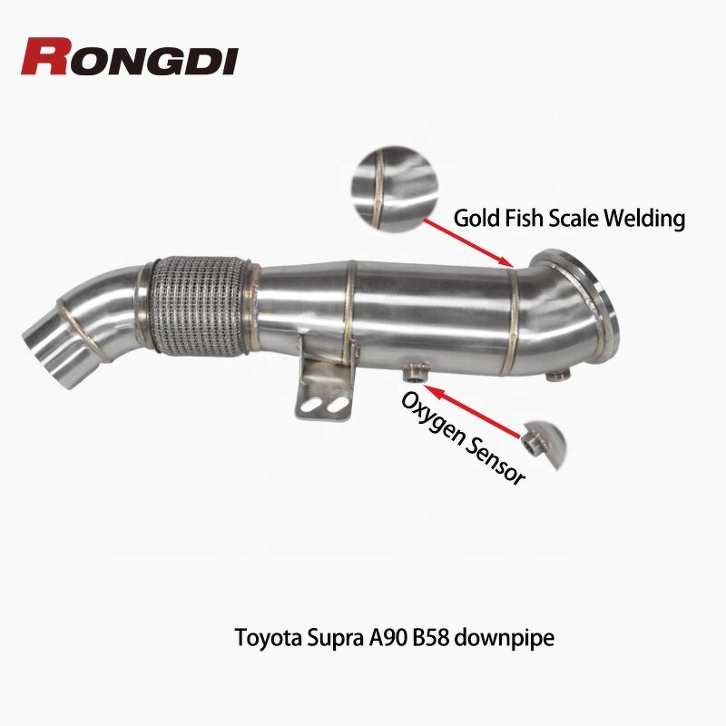 Downpipe Manufacturer - OEM High Flow Brushed for Toyota Supra A90