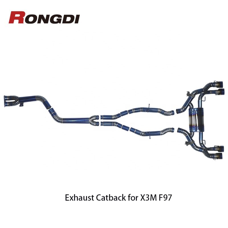 Catback Exhaust Manufacturer - OEM Titanium for BMW X3M F97 X4M