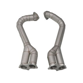 Downpipe Factory - OEM Straight for Porsche 718 Cayman GT4 Spyder