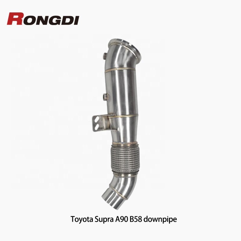Downpipe Manufacturer - OEM High Flow Brushed for Toyota Supra A90
