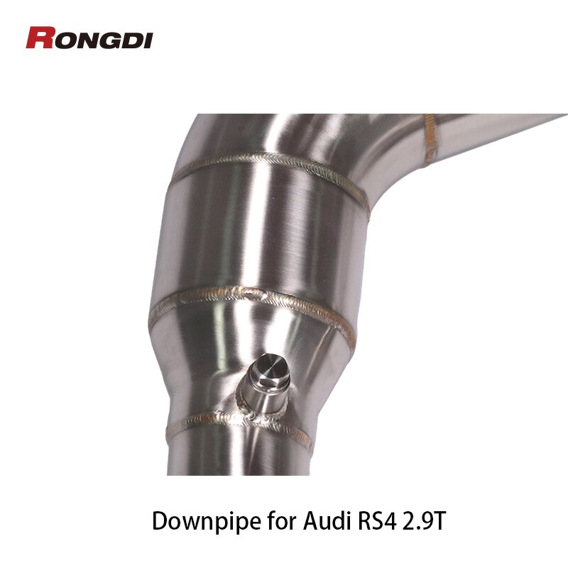 Downpipe Factory - OEM Brushed for Audi RS4 RS5 B9 2.9T